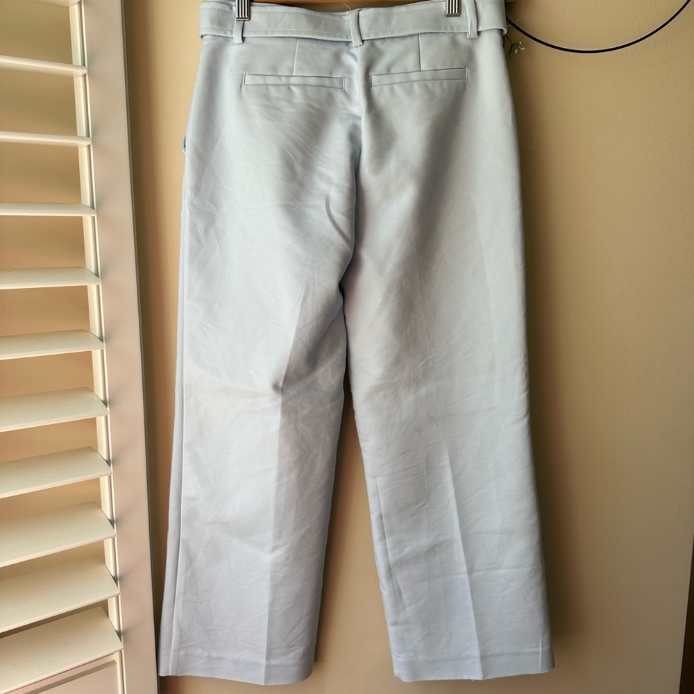 Derek Lam Crosby Light Blue Belted Culotte - Picture 7 of 9
